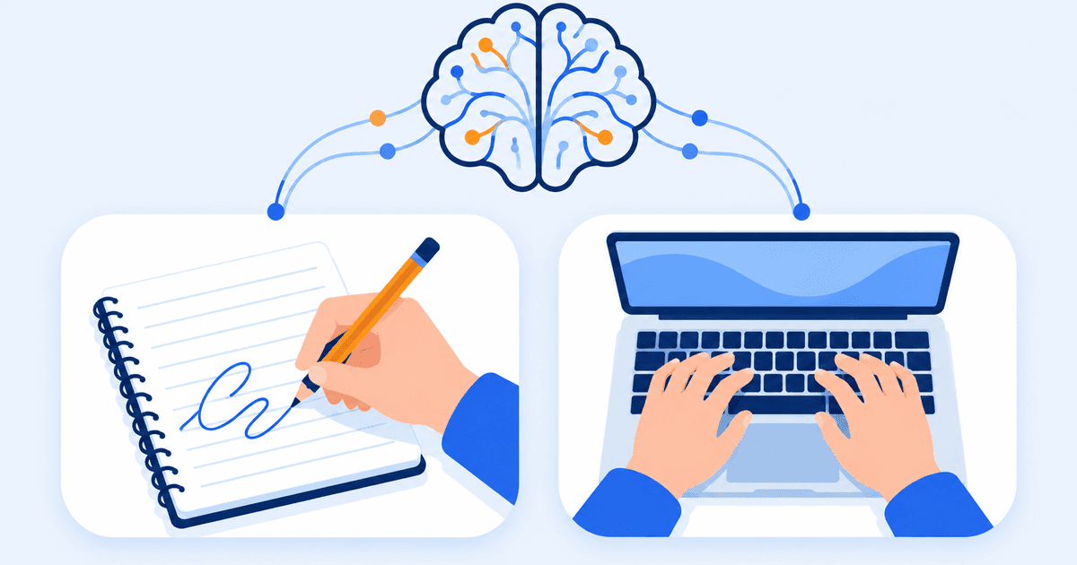 手書きとタイピング、記憶に残るのはどっち？ノートの取り方を研究で検証
