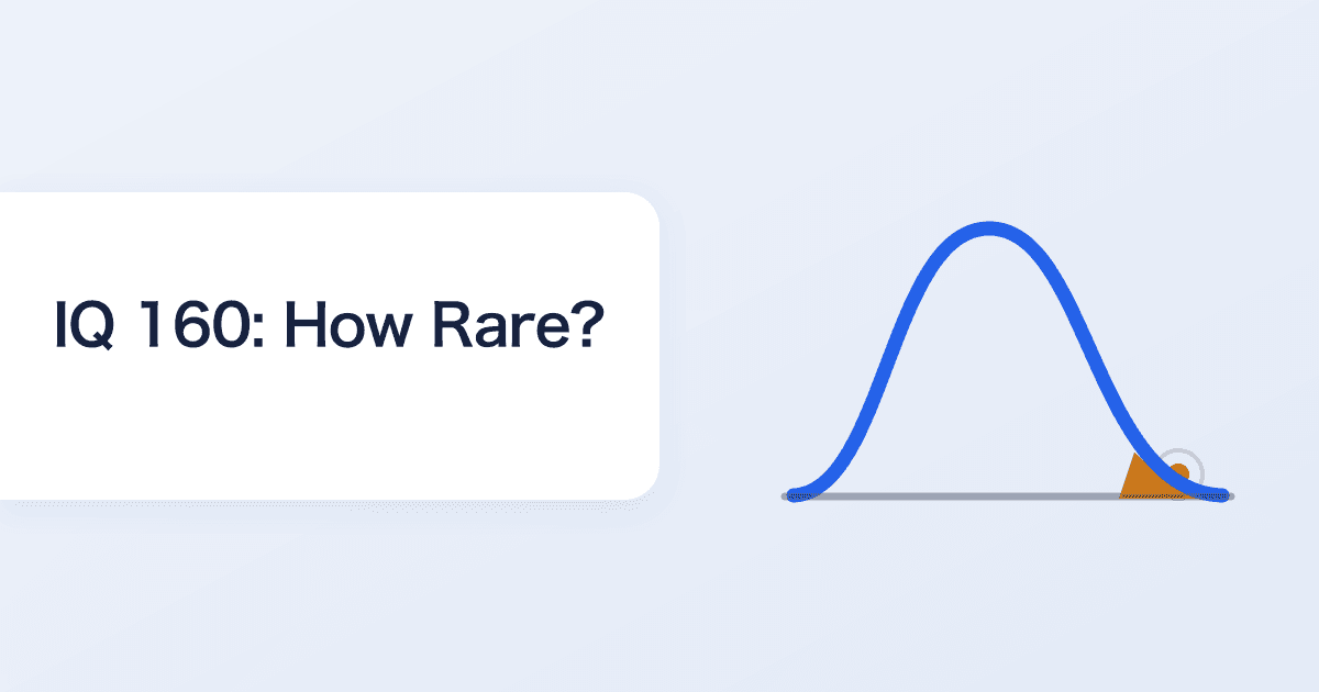 What Percentage Has an IQ of 160? The Top 0.003%, About 1 in 31,560