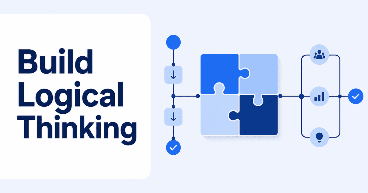 How to Build Logical Thinking: Deduction, Induction & Daily Practice